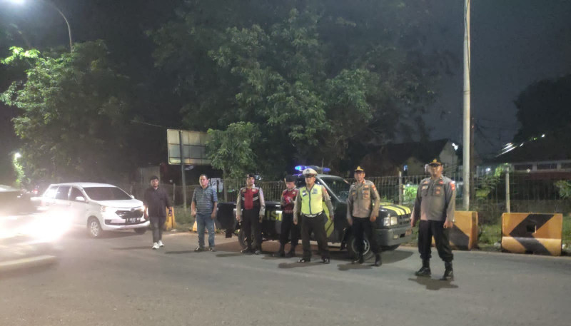 Cegah Tawuran dan Balap Liar, Polsek Bekasi Barat Patroli KRYD