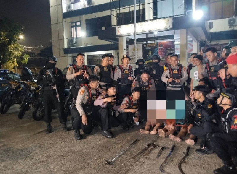 Tiga Pemuda Diduga Hendak Tawuran Diamankan di Koja, Polisi Sita Lima Sajam dan Satu Stik Golf