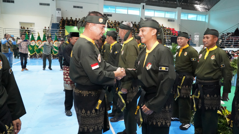 Pangdam Jaya Hadiri Pengukuhan Pengprov dan Penyematan Sabuk Hitam Kehormatan Pencak Silat Militer Kodam Jaya