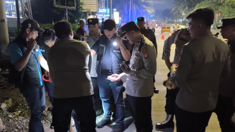 Polsek Pademangan Gelar Patroli KRYD dan Razia Stasioner Antisipasi Gangguan Kamtibmas