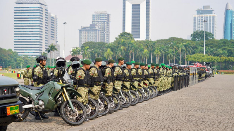 Pererat Kerjasama Pertahanan, Kodam Jaya Gelar Static Show PHH untuk Delegasi Hawaii National Guard