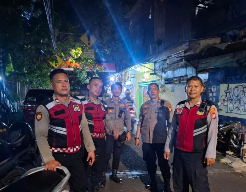 Antisipasi Tawuran dan Balap Liar, Polsek Pademangan Intensifkan KRYD Malam Hari