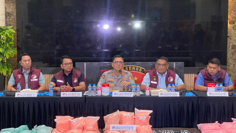 Pengungkapan Pemilik Ekstasi di Tol Lampung, Bareskrim Polri Tetapkan MR Sebagai Tersangka