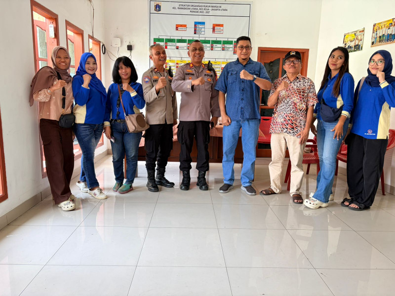 Waka Polsek Koja Ajak Warga Perkuat Sinergi Jaga Kamtibmas Lewat Program Jaga Jakarta On The Spot