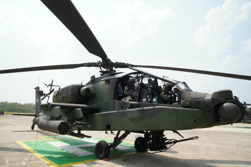 Misi Close Air Support AH-64 Apache Warnai SGS 2026