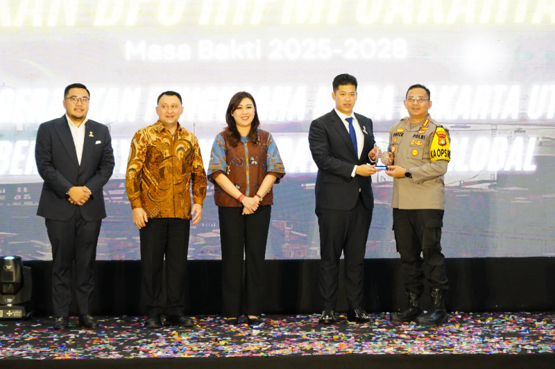 Polsek Metro Penjaringan Amankan Pelantikan Pengurus HIPMI Jakarta Utara 2025 - 2028