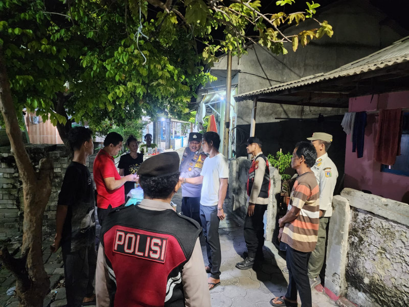 Polsek Kepulauan Seribu Utara Gelar Jakarta On The Spot Dini Hari, Perkuat Kemitraan dengan Warga Jaga Kamtibmas