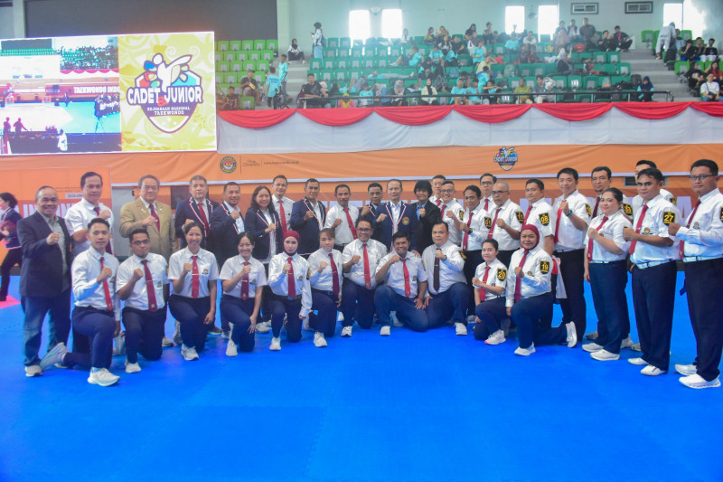 Ketum PBTI Letjen TNI Richard Tampubolon Buka Kejurnas Taekwondo Cadet dan Junior 2026: Ingatkan Sportivitas Atlet dan Wasit