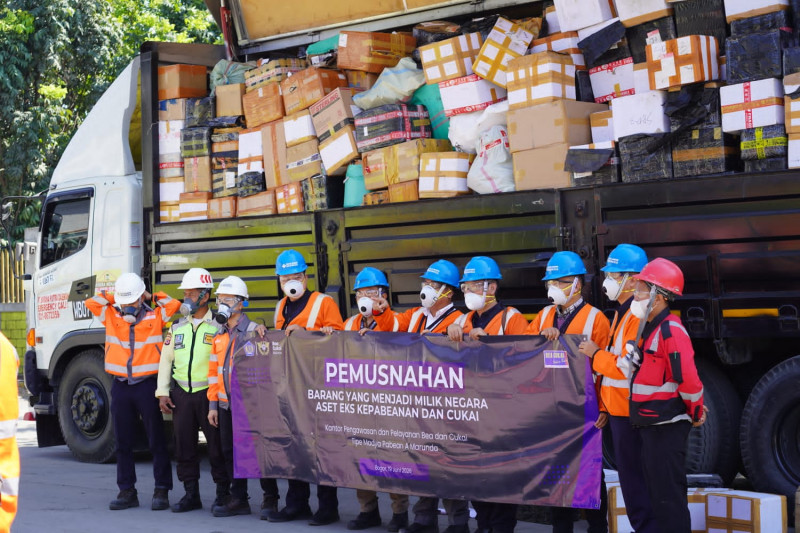 Bea Cukai Marunda Musnahkan Barang Ilegal 9,13 Miliar, Negara Selamat dari Kerugian 4,32 Miliar