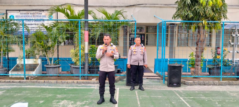 Police Goes To School Polsek Kelapa Gading Berikan Edukasi Pencegahan Kenakalan Remaja di SMK Hang Tuah ll