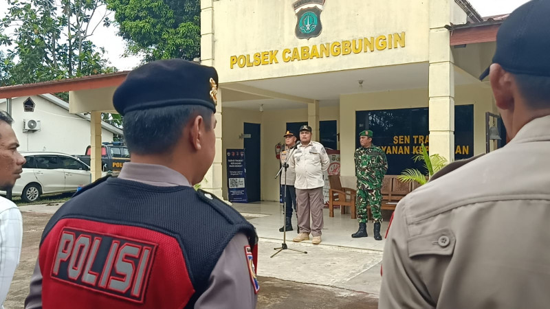 Apel Gelar Pasukan di Cabangbungin, Polri - TNI dan Pemda Siap Amankan Malam Tahun Baru 2026