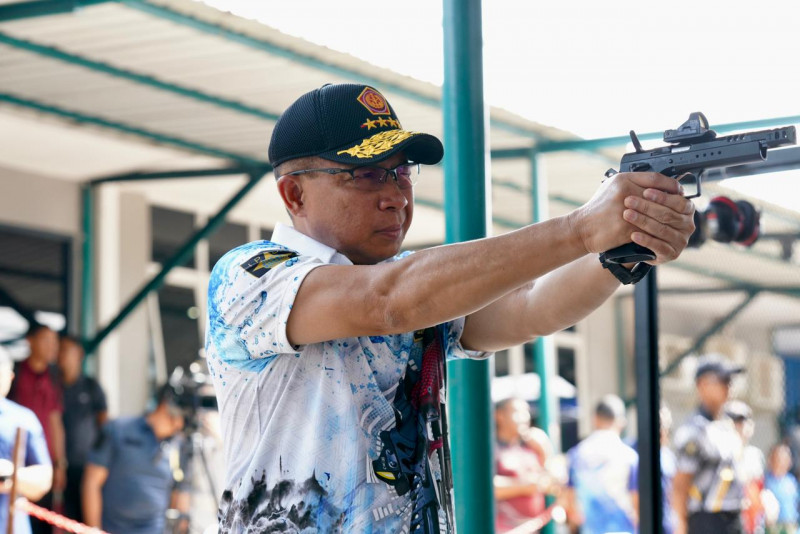 Panglima TNI Hadiri Kejuaraan Menembak Kasau Cup 2025 di Brigade Parako l Pasgat