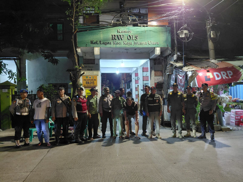 Polsek Koja Gelar Patroli KRYD, Antisipasi Tawuran dan Balap Liar