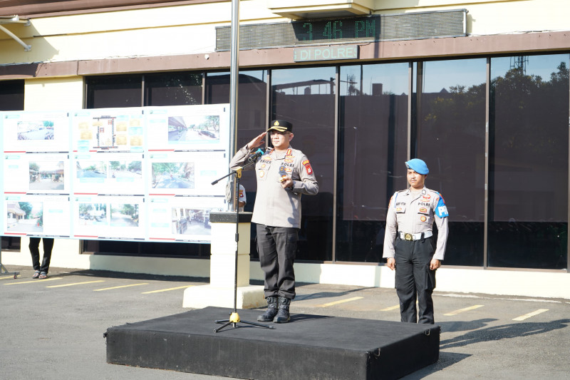 Simulasi Sispam Mako di Polres Metro Jakarta Utara, Libatkan Ratusan Personel dan Elemen Masyarakat