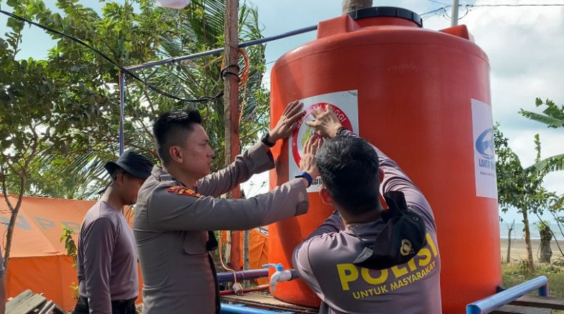 Mahasiswa STIK Angkatan 83 Bangun Sumur Bor untuk Warga Aceh Utara, Kapolres: Wujud Nyata Kepedulian Polri