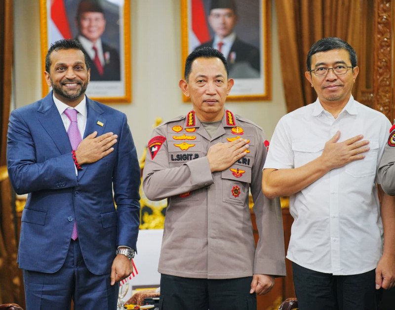 Kapolri Terima Audiensi Direktur FBI, Perkuat Kerja Sama Penanggulangan Kejahatan Transnasional