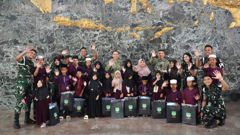 Lewat ‘Senyum Jakarta’, Kodam Jaya Rajut Kedekatan dengan Anak Yatim di Hari Jadi Ibu Kota