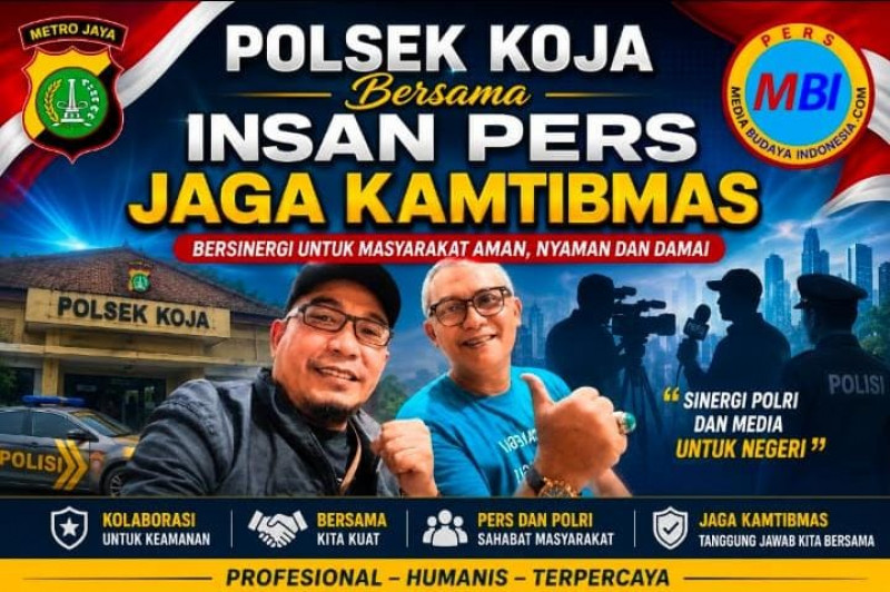 Polsek Koja dan Insan Pers Bersinergi Jaga Kamtibmas, Wujudkan Jakarta Utara yang Aman dan Kondusif