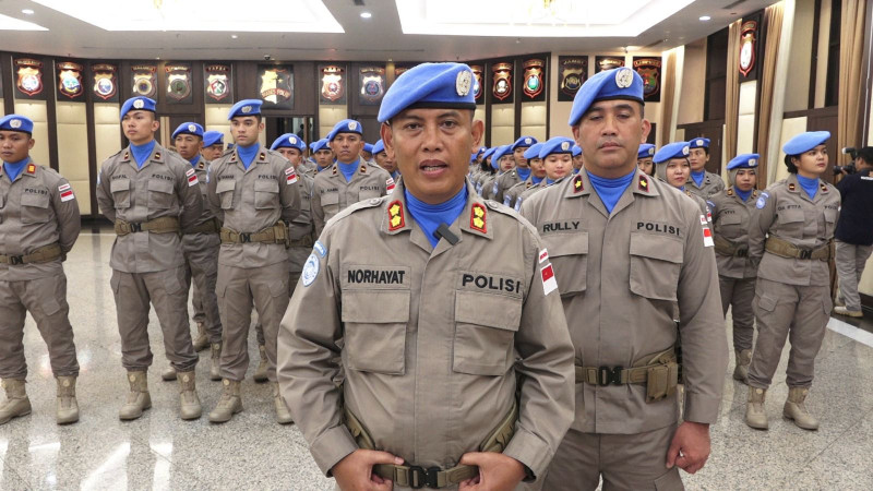 Mengemban Misi Perdamaian: Pelepasan Satgas FPU 7 MINUSCA oleh Polri