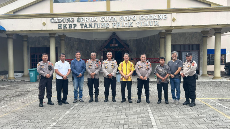 Polsek Koja Cek Kesiapan Gereja Jelang Natal 2025, Pastikan Ibadah Berlangsung Aman dan Kondusif