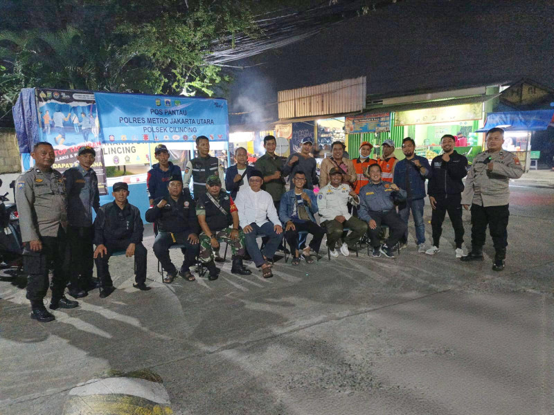 Apel Tiga Pilar di Cilincing, Aparat Gabungan Perkuat Patroli KRYD Jaga Kamtibmas