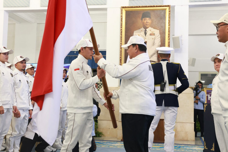Lepas Kontingen Asian Games 2026, Prabowo: Berikan yang Terbaik bagi Bangsamu