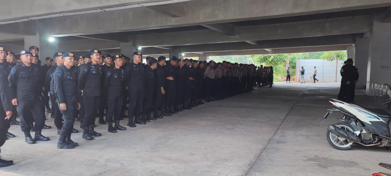 Polres Metro Jakarta Utara Gelar Apel Konsolidasi Pengamanan Tablig Akbar BPPKB Banten Digelar di JIS