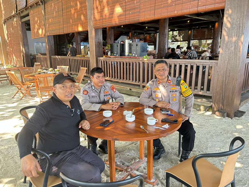 Patroli Perairan Polsek Kepulauan Seribu Utara Pantau Pulau dan Aktivitas Nelayan, Situasi Aman Kondusif