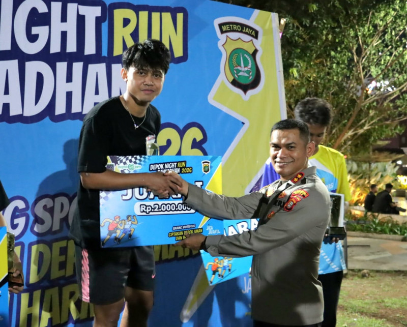Depok Night Run Ramadhan 2026 Meriah, Polisi: Wadah Positif Cegah Tawuran
