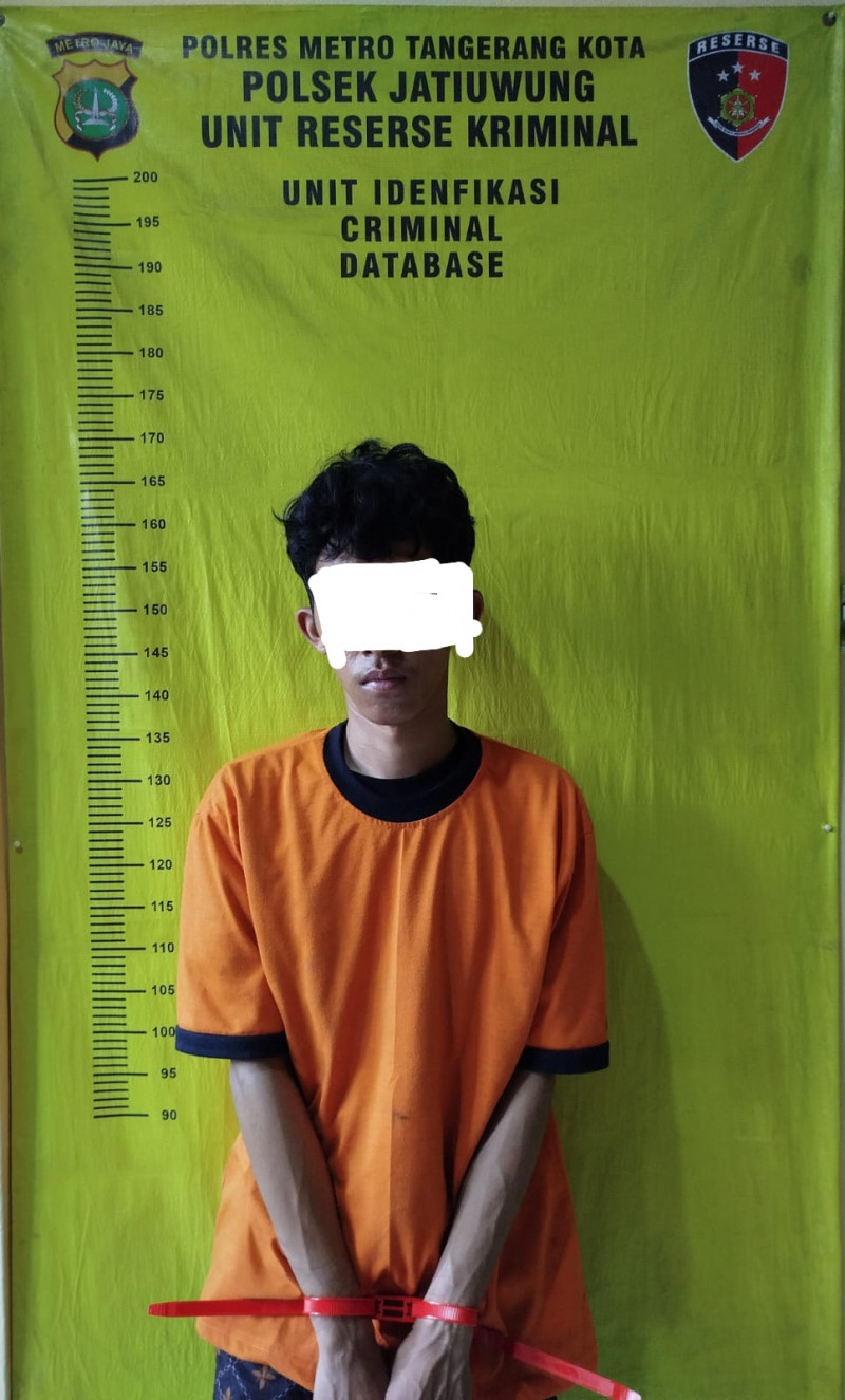 Polsek Jatiuwung Tangkap Residivis Curanmor Baru Enam Bulan Bebas dari Lapas