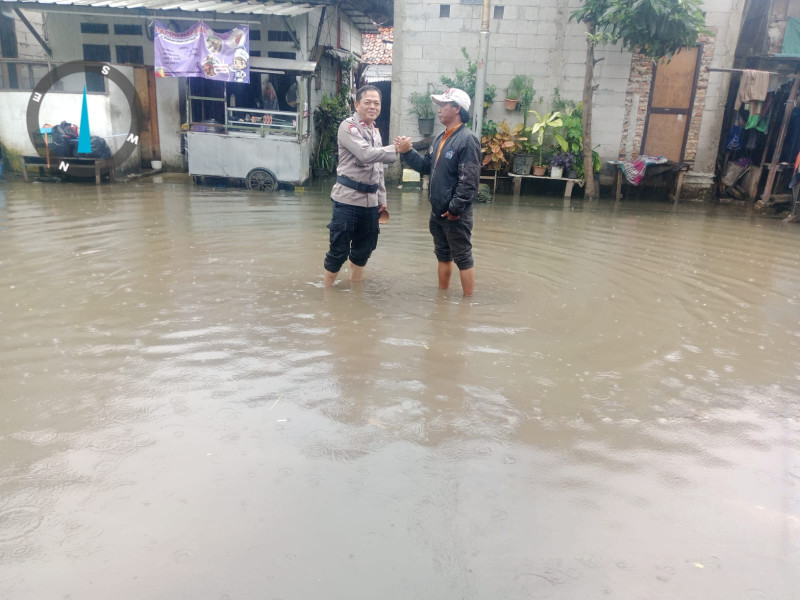 Polisi Pastikan Genangan Air di Cilincing Mulai Surut, 1.098 Warga Sempat Mengungsi