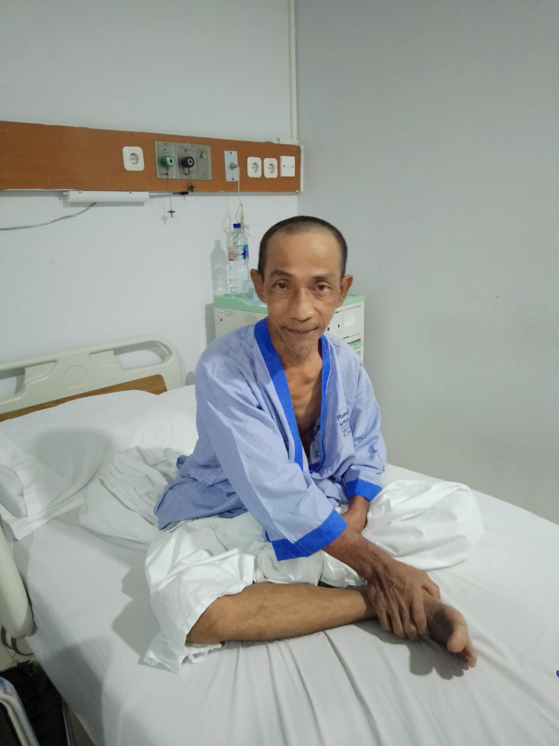 Hampir Tiga Bulan Dirawat di RSUD Koja, Sri Mas Jaya Asal Nganjuk Berharap Keluarga Segera Menjemput