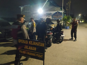 Polsek  Cikarang Pusat Gelar Operasi Kejahatan Jalanan Antisipasi 3C