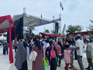 297 Personel Amankan Tabligh Akbar BPPKB Banten di JIS, Ribuan Jamaah Padati Stadion