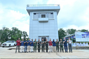 Perkuat Sistem Pertahanan Udara, Askomlek Kasau Tinjau Pembangunan Satuan Radar Banjarbaru