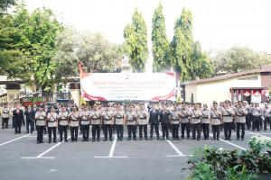 233 Personel Polres Metro Jakarta Utara Ikuti Upacara Hari Juang Polri