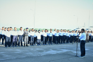 Wakil Komandan Kodaeral l Pimpin Apel Khusus