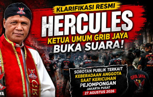 H. Hercules Beri Klarifikasi Soal Dugaan Keterlibatan Anggota Grib Jaya dalam Kericuhan Pejompongan