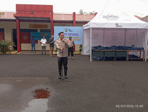 Polsek Metro Penjaringan Bersama HIPMI Jakarta Utara Gelar Bakti Sosial, 200 Paket Bantuan Dibagikan