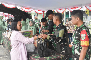 Kodim 1710/Mimika Gelar Bazar Ramadhan Sambut Idul Fitri 1447 H