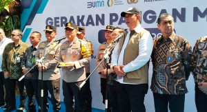 Polri dan Bulog Gelar Gerakan Pangan Murah Nasional, Pastikan Stok Pangan Aman Jelang Idul Fitri