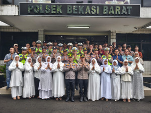 Jalin Kekeluargaan Polsek Bekasi Barat Gelar Halal Bihalal Bersama Pengurus Bhayangkari