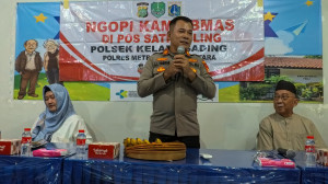 Ngopi Kamtibmas Wakapolsek Kelapa Gading :Serap Aspirasi Warga RW 06 Pegangsaan Dua