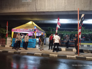 Patroli KRYD Polsek Metro Penjaringan Sisir Titik Rawan Tawuran dan Kejahatan Jalanan