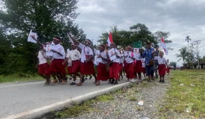 Kegiatan Peringati Hari Lahir Pancasila, Membuat Tawa dan Senyum Kebahagiaan Anak-Anak Papua Kembali Pecah