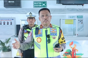 Kakorlantas: One Way Sepenggal Tahap Pertama Mulai Berlaku 17 Maret 2026 di Tol Trans Jawa KM 70