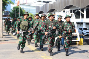 Kodim 0502/JU Gelar PSJM Hanmars 10 KM, Uji Ketahanan dan Kesiapan Prajurit