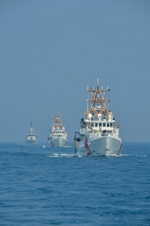 Photex Navy Force SGS 26, TNI AL dan Unsur Maritim Amerika Serikat Tampilkan Formasi Laut