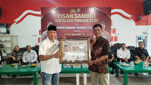 Pisah Sambut Kapolsek Pondok Gede, Kompol Bambang Digantikan AKP Dr. H. Wahyudi