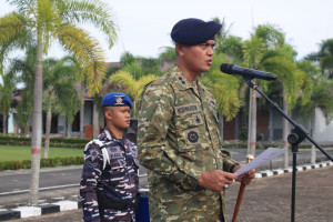 Semangat Kebangsaan, Lanal Bengkulu Gelar Upacara Bendera 17 an